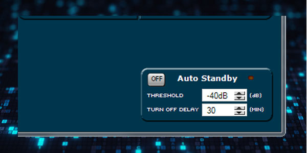 Setting Amp Channels to Auto Standby