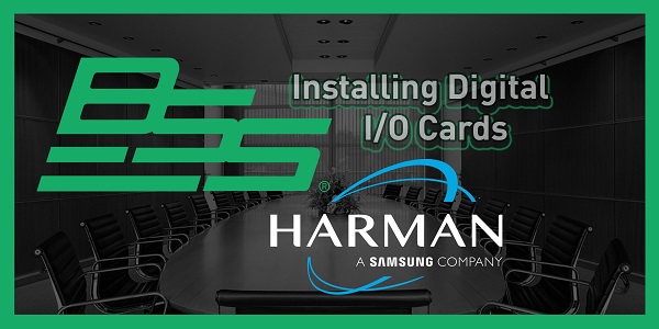 Installing Digital I/O Cards with Soundweb London Hardware