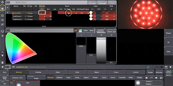 Control  Internal Effects on a MAC Aura PXL