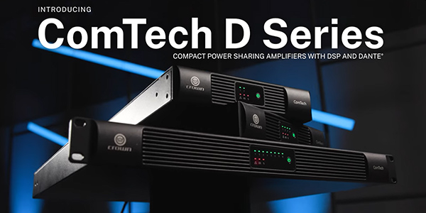 Crown ComTech D Power Sharing Amplifiers with DSP & Dante | Product Overview