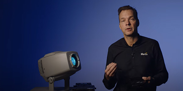Martin Exterior Projection Pro Compact Outdoor Configurable Image Projector | Product Overview
